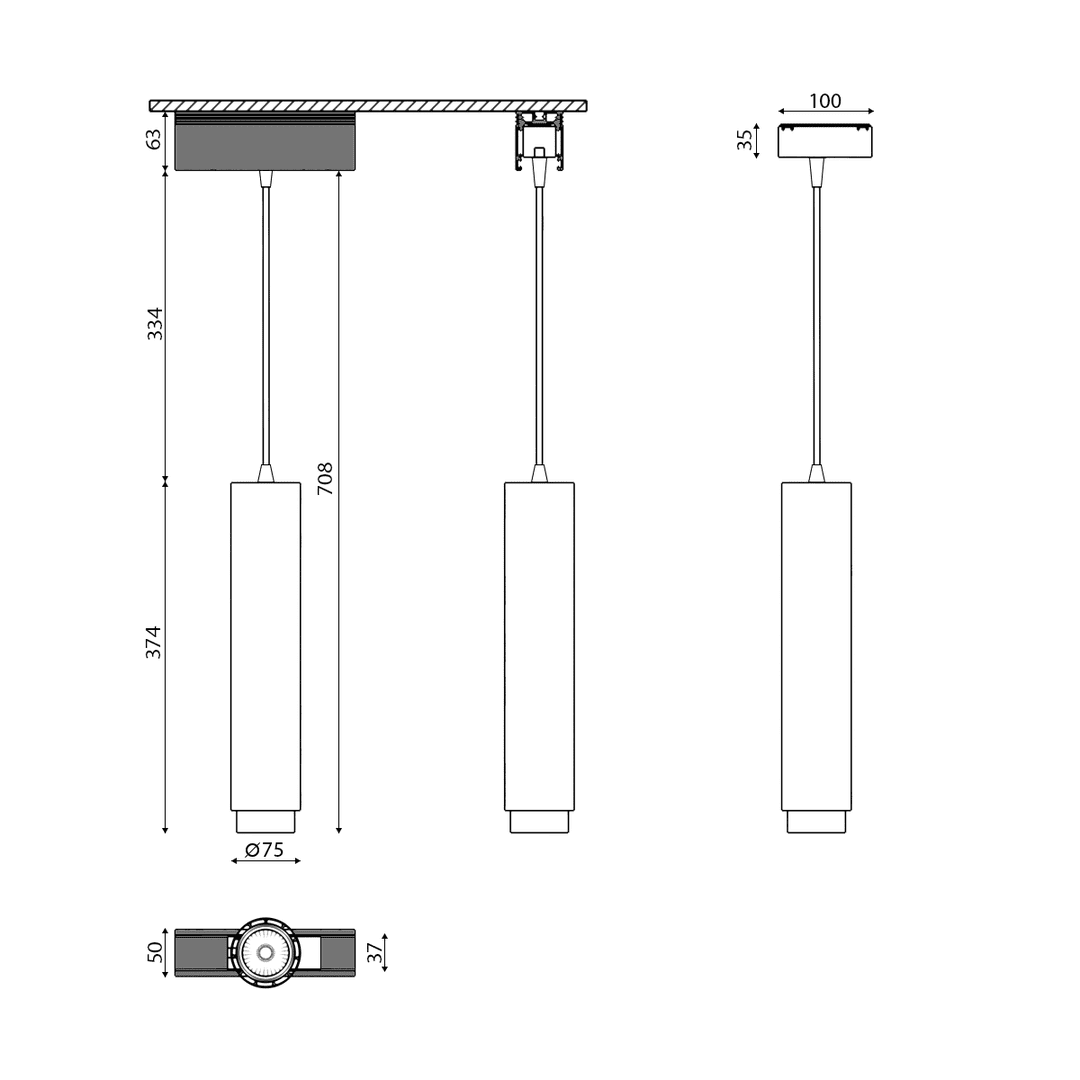 Трековый светильник DesignLed SY-601242-BL-20-NW 003579 в Санкт-Петербурге