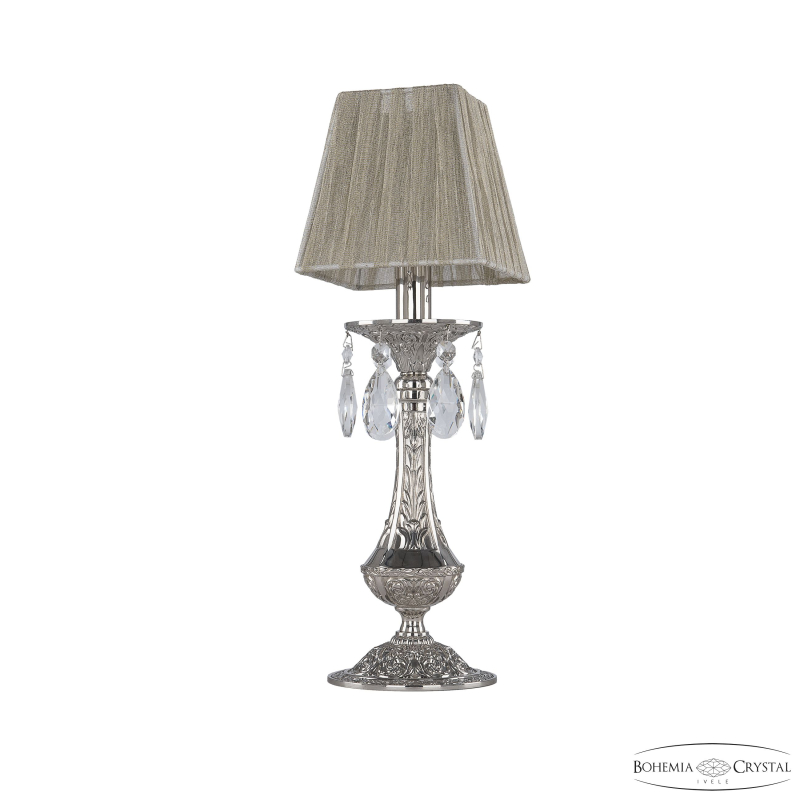 Настольная лампа Bohemia Ivele Crystal Florence 71100L/1 Ni SQ6 в Санкт-Петербурге