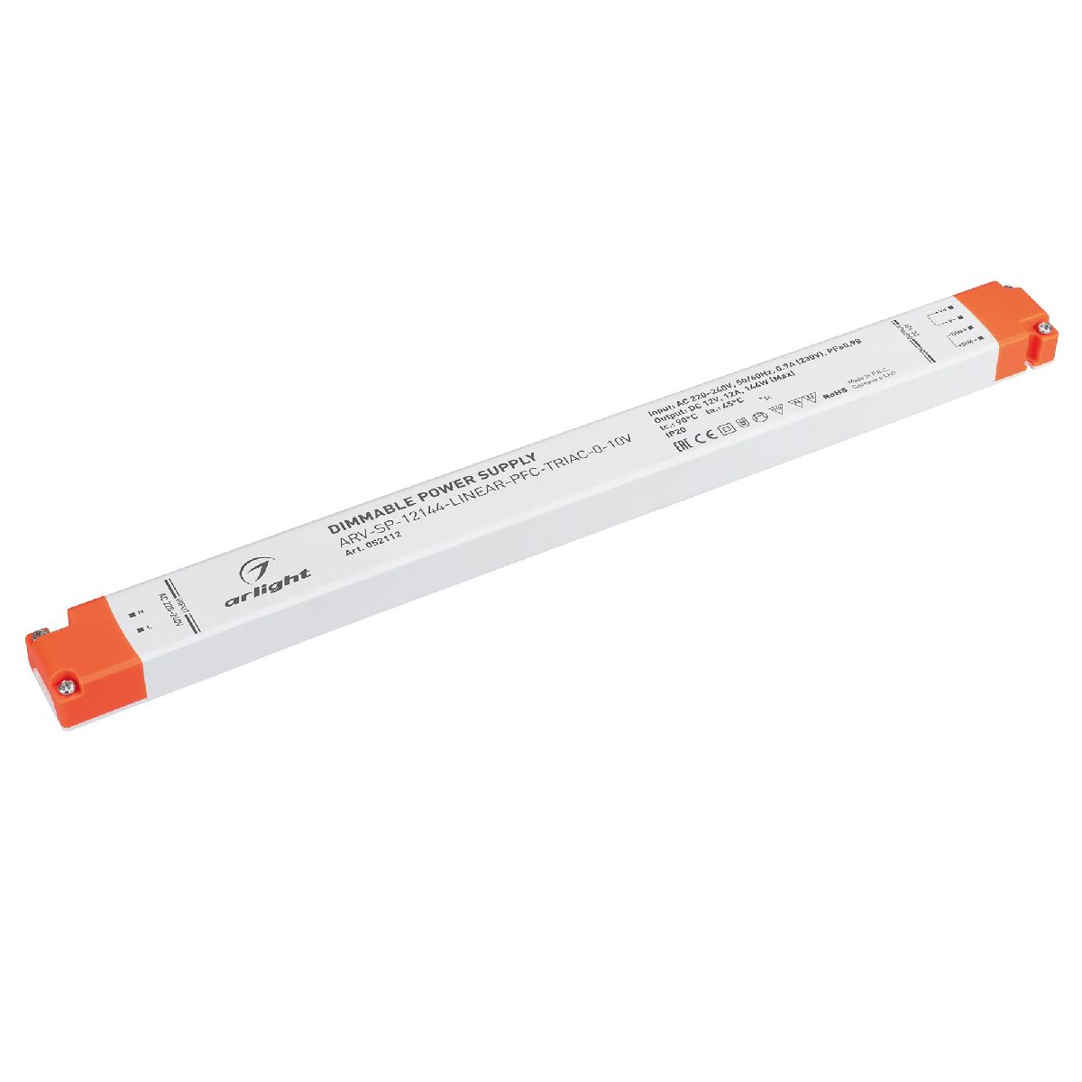 Блок питания Arlight ARV-SP-12144-LINEAR-PFC-TRIAC-0-10V (12V, 12A, 144W) 052112 в #REGION_NAME_DECLINE_PP#