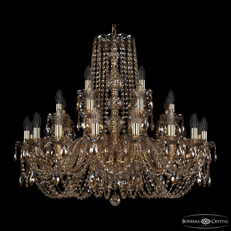 Подвесная люстра Bohemia Ivele Crystal 1402/16+8+4/300 G M721 в Санкт-Петербурге