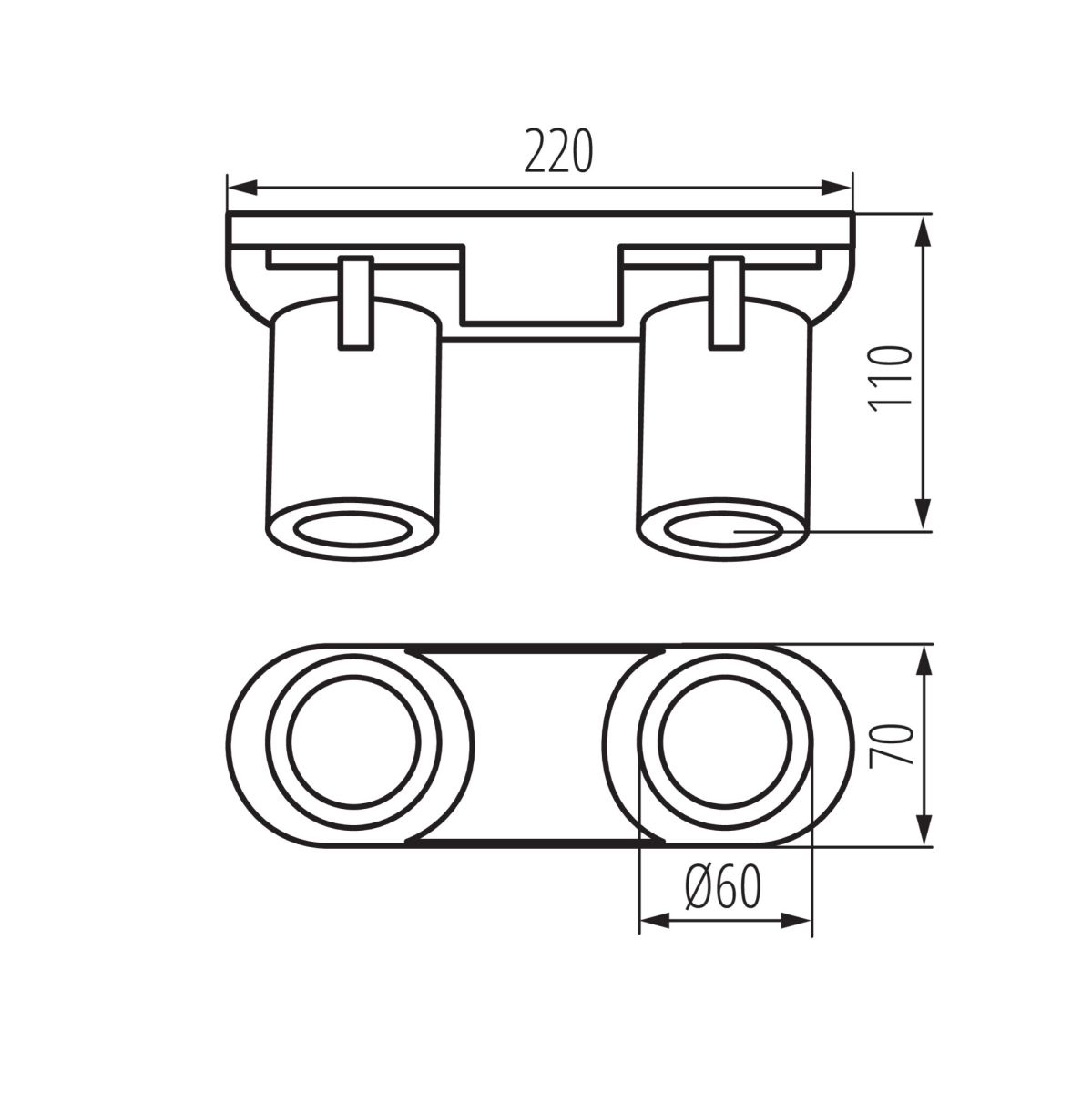 Накладной спот Kanlux Laurin 38961 в Санкт-Петербурге