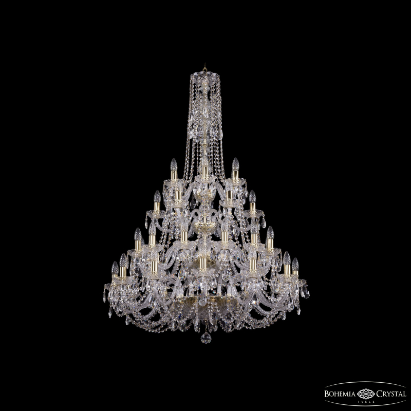 Подвесная люстра Bohemia Ivele Crystal 1406/12+12+6+6/300/4d G в Санкт-Петербурге