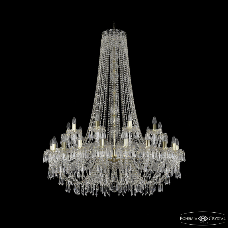 Подвесная люстра Bohemia Ivele Crystal 1403/20+10/400/h-117 G в Санкт-Петербурге
