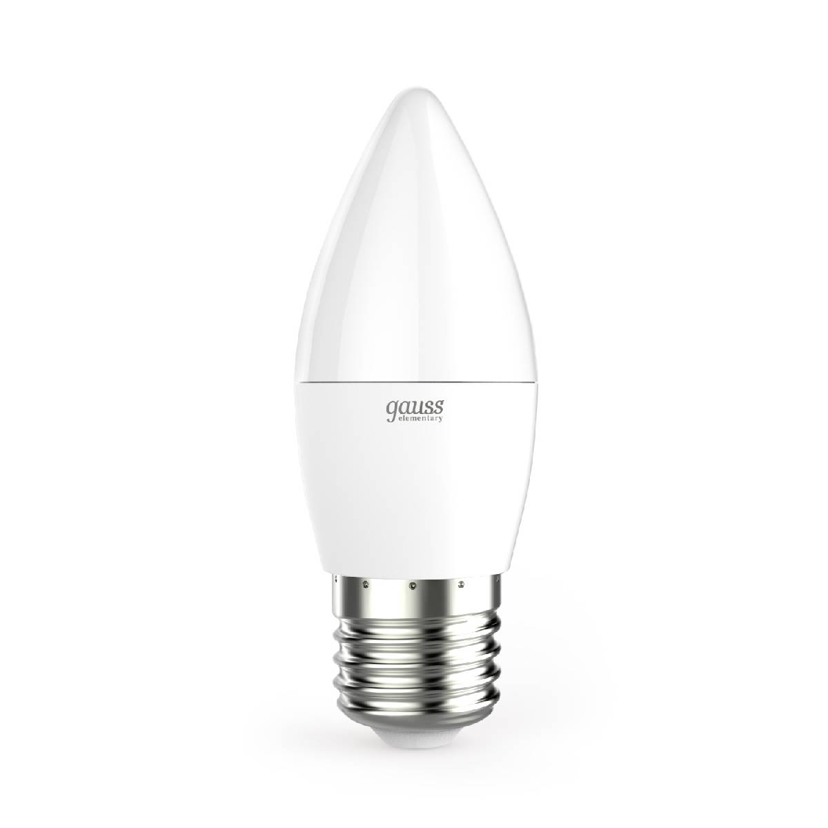 Лампа светодиодная Gauss E27 8W 4100K свеча матовая 33228 УЦ в #REGION_NAME_DECLINE_PP#
