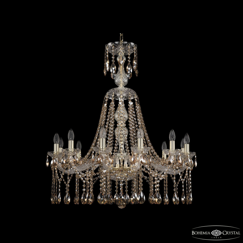 Подвесная люстра Bohemia Ivele Crystal 1413/12/300/XL-91 G R721 в Санкт-Петербурге
