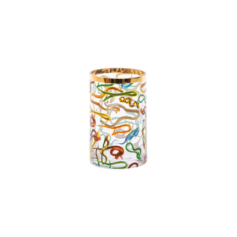 Ваза Snakes Small Seletti Toiletpaper Glass Vase 14161 в #REGION_NAME_DECLINE_PP#