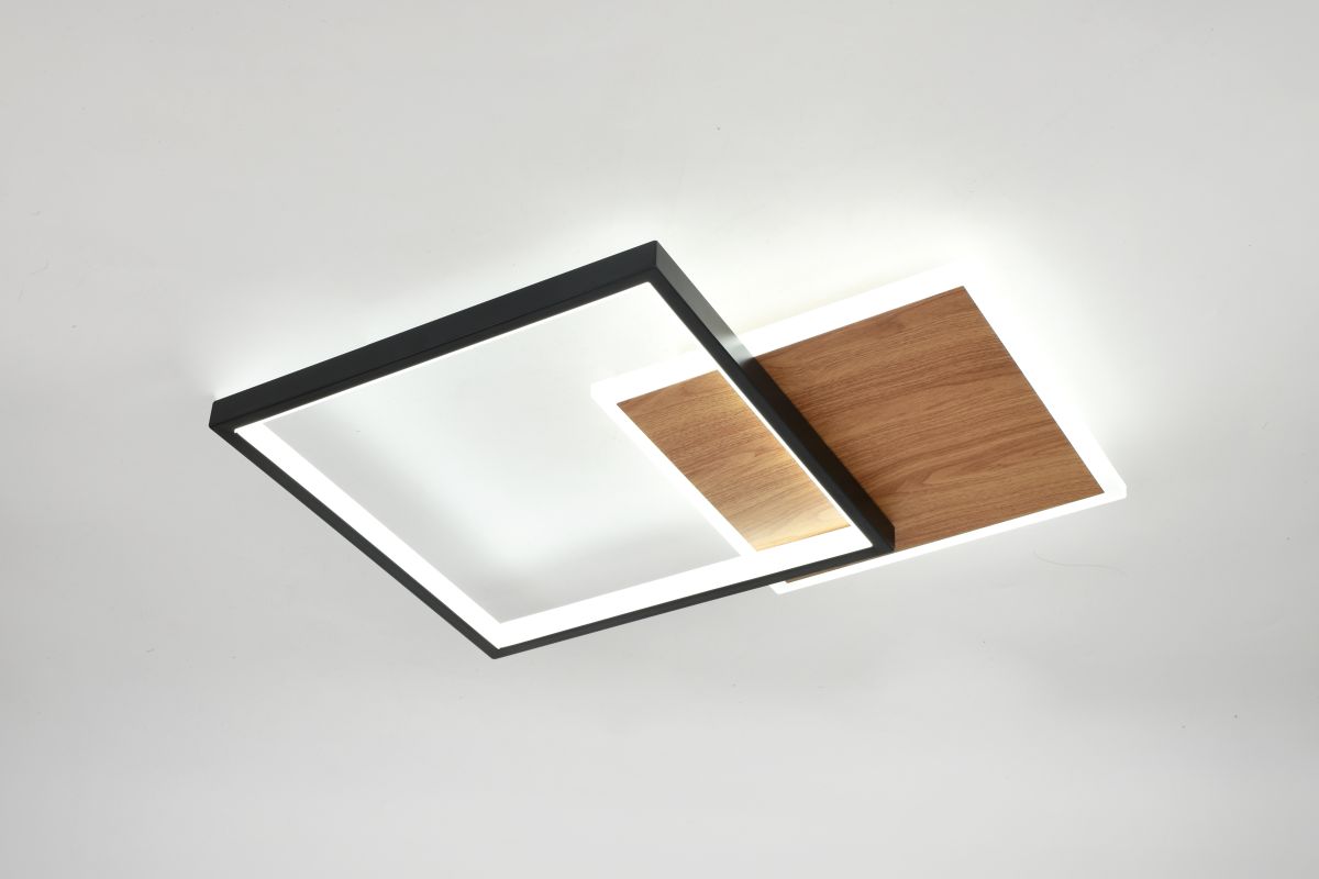 Потолочный светильник Эра Модерн Ferre CLL-1-60-RC BK+Wood в Санкт-Петербурге