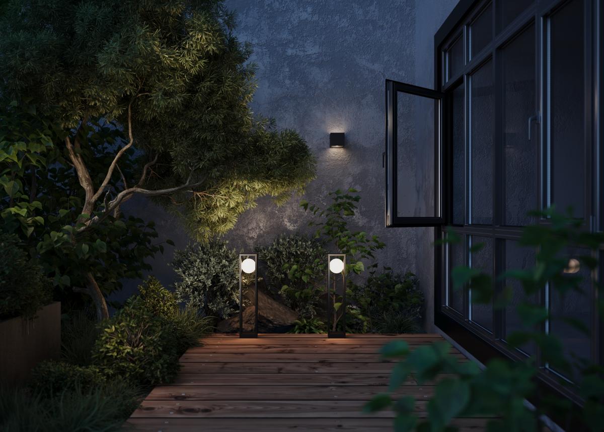 Уличный настенный светильник Maytoni Slate O483WL-L10GF3K в Санкт-Петербурге