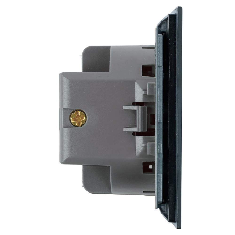 Выключатель 1-клавишный самовозвратный (механизм) Stekker Мия 250В 10А RSW10-3112-05 черный бархат 50574 в Санкт-Петербурге