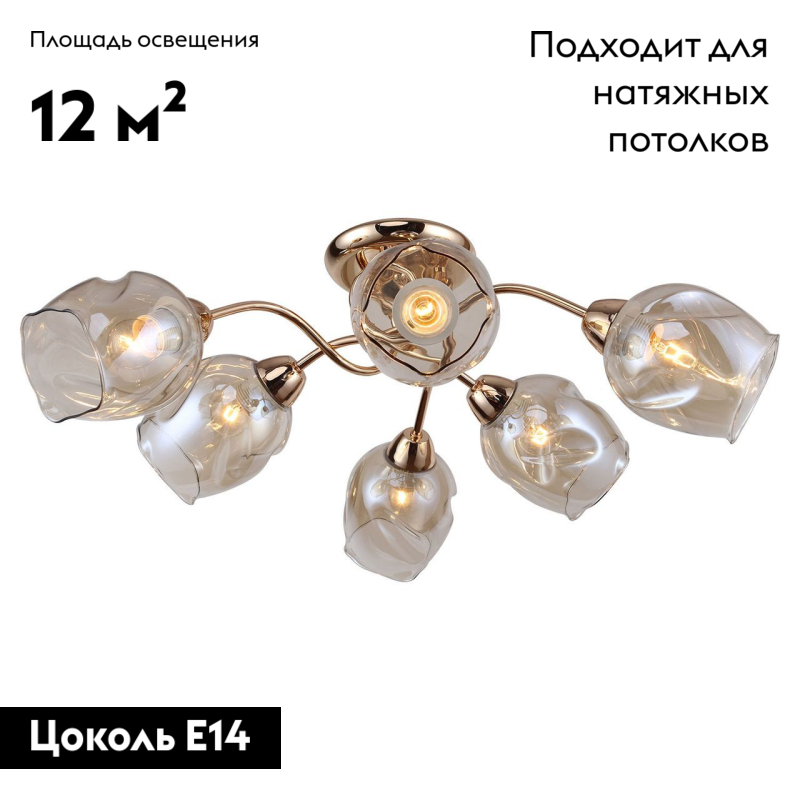 Потолочная люстра Lussole Lgo Cochise LSP-8086 в Санкт-Петербурге