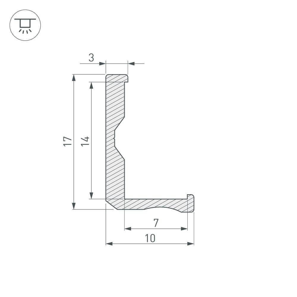 Профиль Arlight ALM-BASE 026690 в Санкт-Петербурге