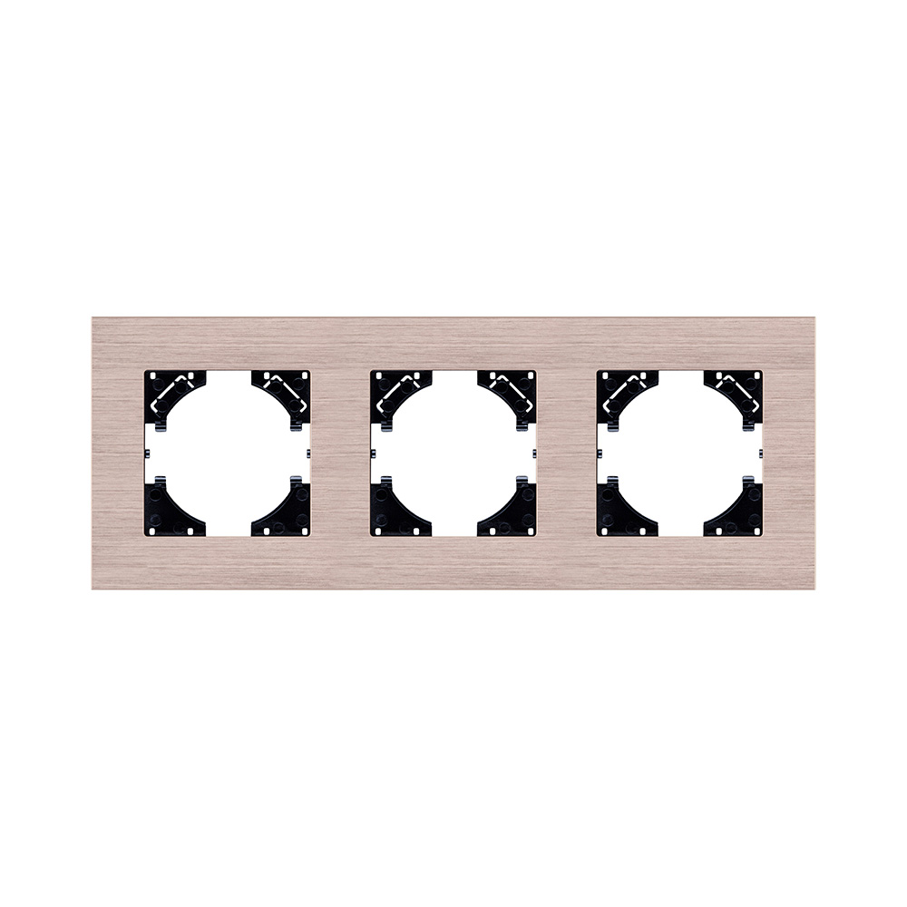 Рамка 3-постовая, золотой Kollinger Reflex AL RA3GD в #REGION_NAME_DECLINE_PP#