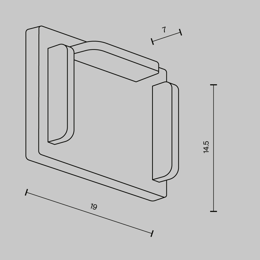 Заглушки к накладному/встраиваемому шинопроводу Exility X 2шт Maytoni TRA239EC-41B в #REGION_NAME_DECLINE_PP#