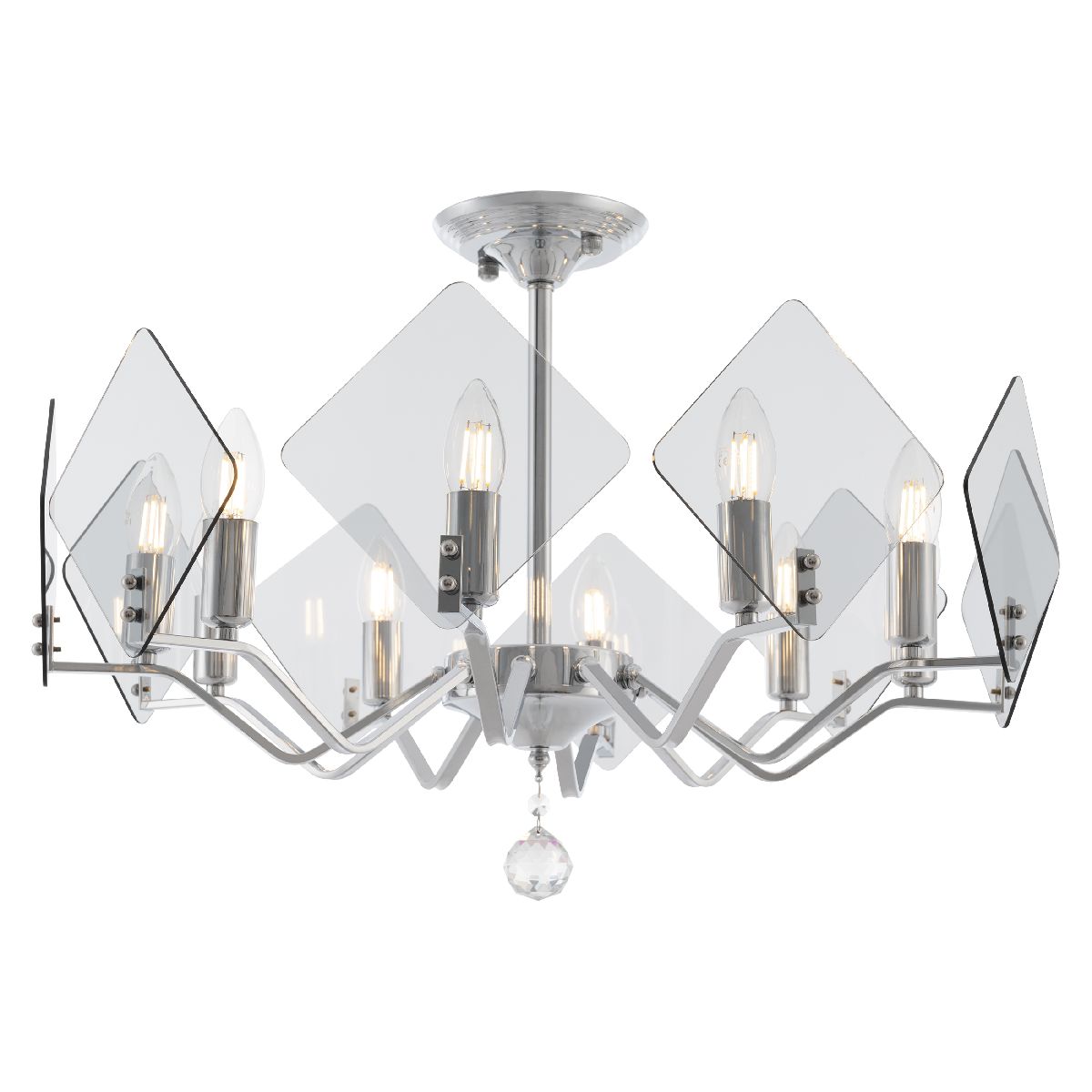 Люстра на штанге Arte Milano Sorrento 375309/10/600 CR в Санкт-Петербурге