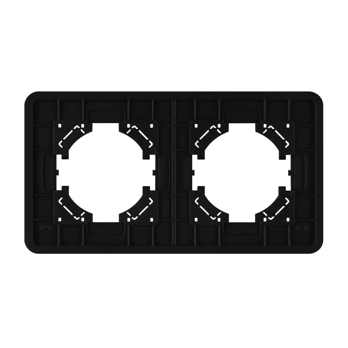 Рамка на 2 поста алюминиевая Arlight FRM-AKIRY-SFAL-2-BK 049738 в Санкт-Петербурге