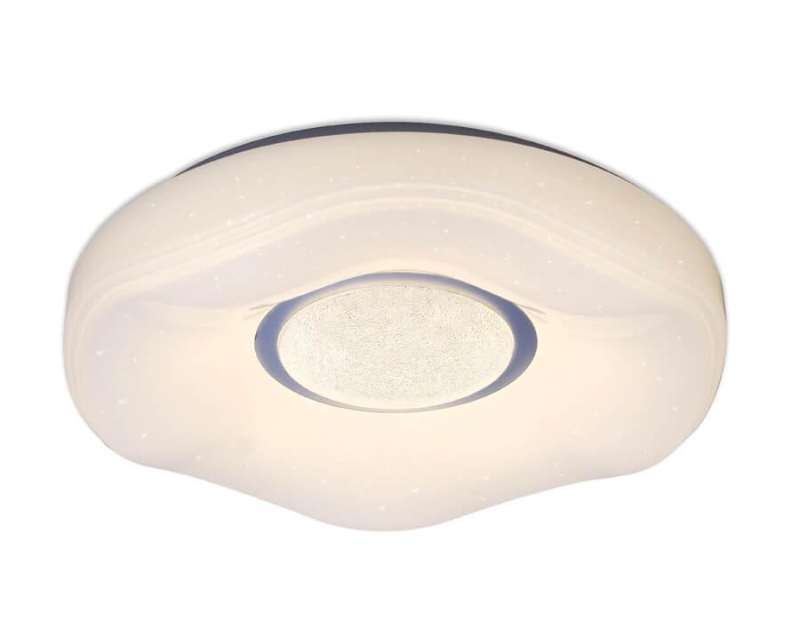 Потолочный светодиодный светильник Ambrella Light Orbital Crystal Sand FS1237WH 72W D490 в Санкт-Петербурге