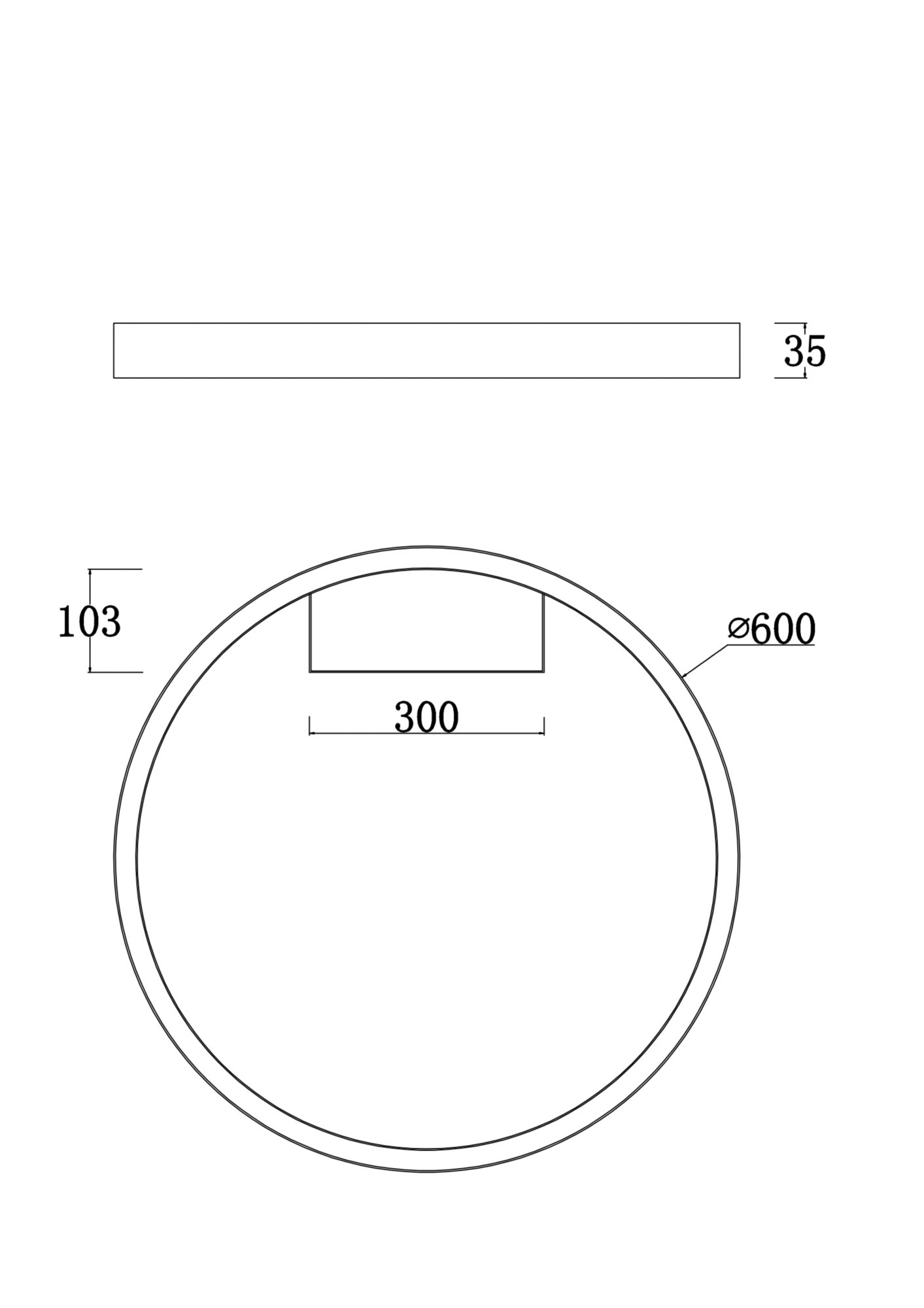 Потолочный светильник Maytoni Rim MOD058CL-L35W4K в Санкт-Петербурге