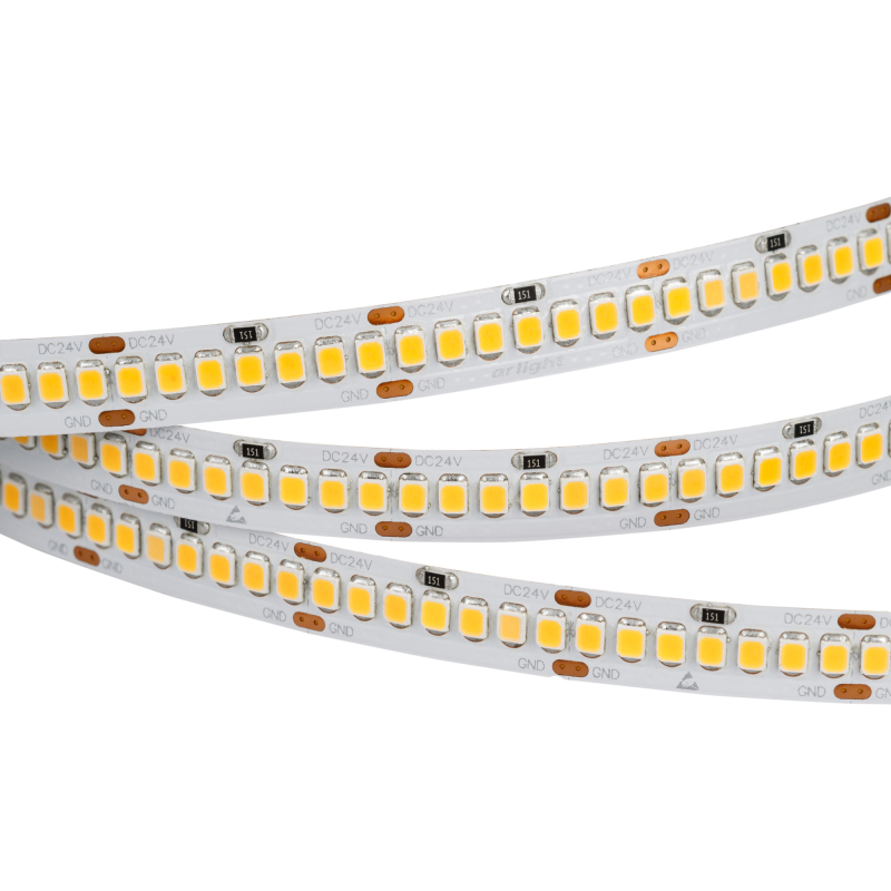 Светодиодная лента Arlight RT-A252-10mm 24V White6000 (11 W/m, IP20, 2835, 5m) 022648(2) в Санкт-Петербурге