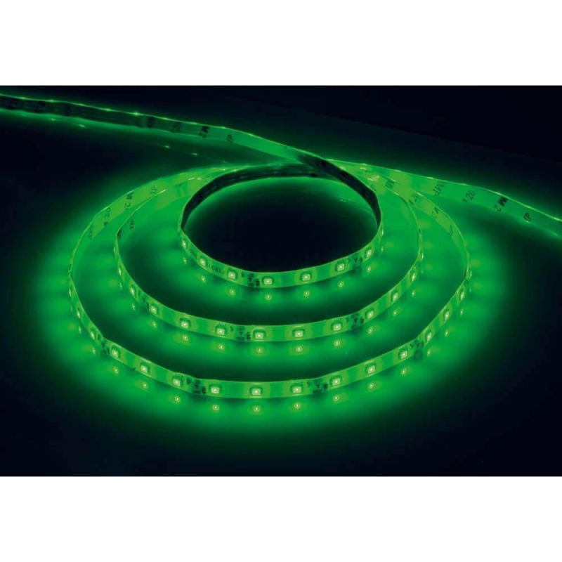 Светодиодная влагозащищенная лента Feron 4,8W/m 60LED/m 2835SMD зеленый 5M LS604 27675 в Санкт-Петербурге