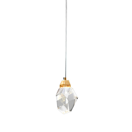 Подвесной светильник Delight Collection Crystal rock II 9701P/1 brass в Санкт-Петербурге