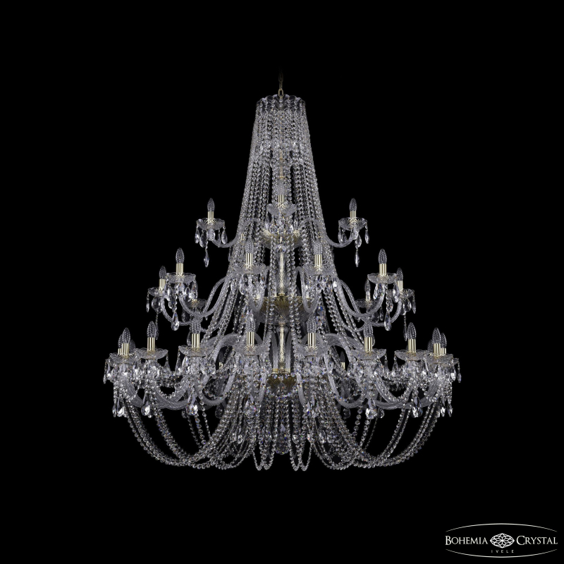 Подвесная люстра Bohemia Ivele Crystal 1406/20+10+5/530/3d G в Санкт-Петербурге