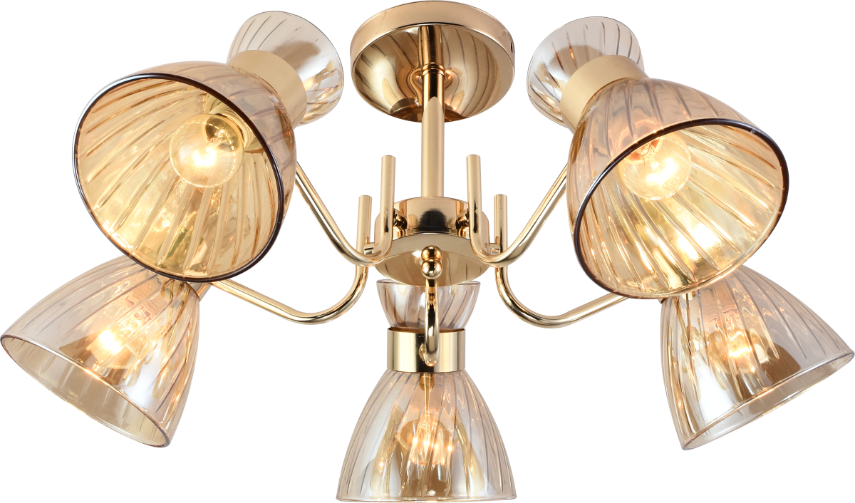 Люстра Rivoli Victoria 9183-305 5хЕ27 60 Вт модерн в #REGION_NAME_DECLINE_PP#