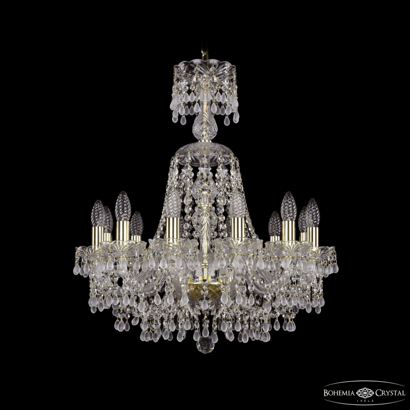 Подвесная люстра Bohemia Ivele Crystal 1410/12/195/XL-67 G V0300 в Санкт-Петербурге