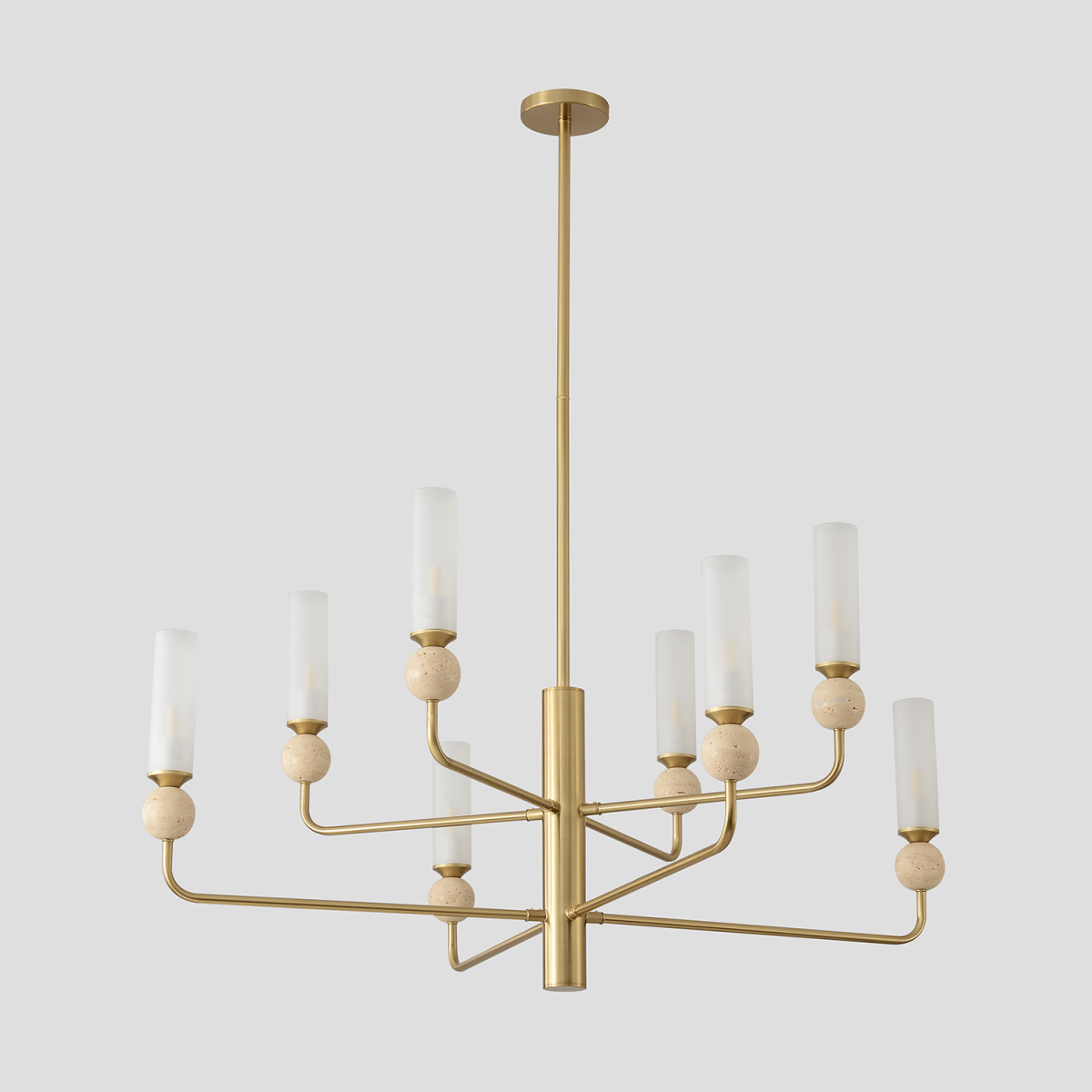 Люстра на штанге Crystal Lux SIMPLY SP8 BRASS в Санкт-Петербурге