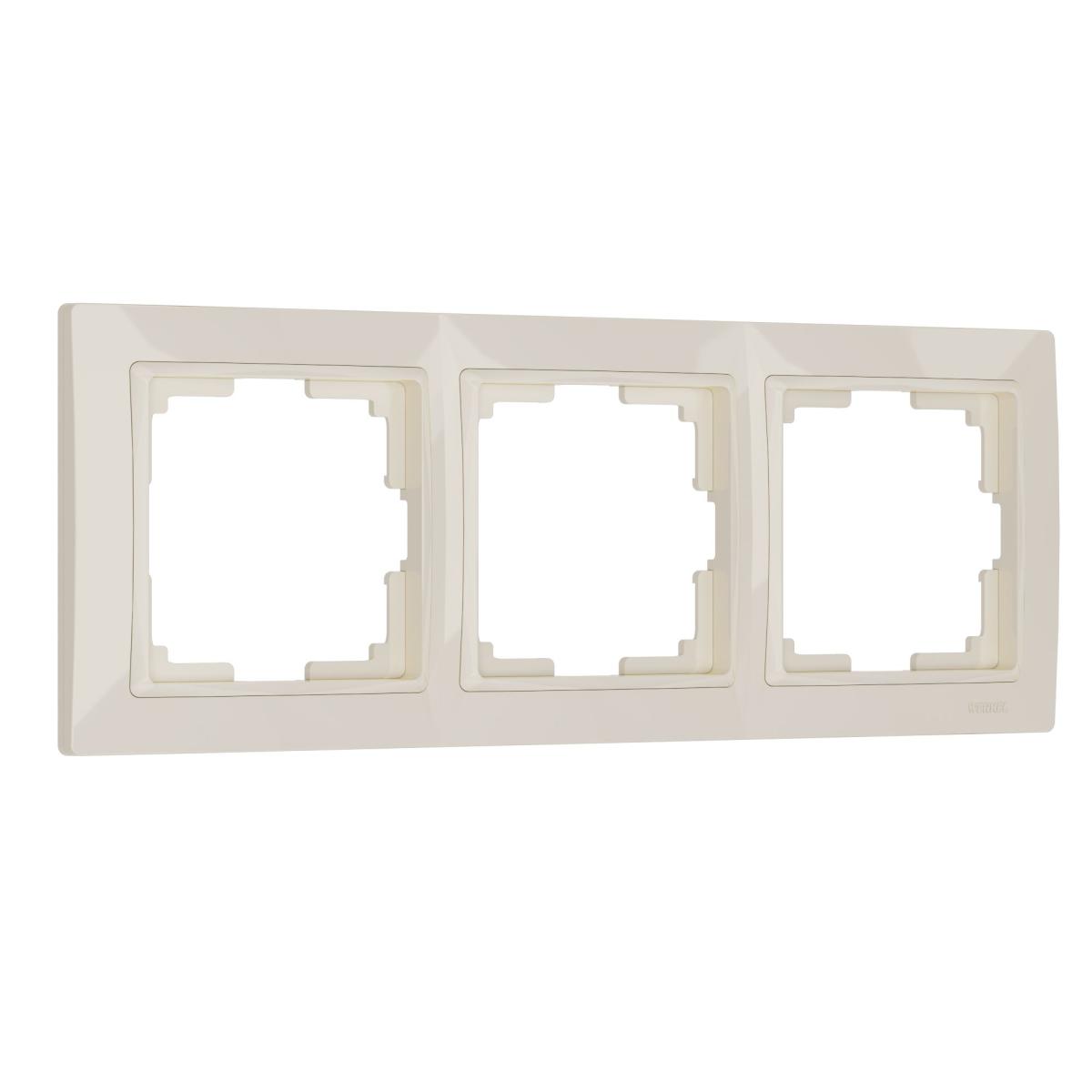 Рамка на 3 поста Werkel Snabb basic слоновая кость W0032003 4690389161391 в Санкт-Петербурге