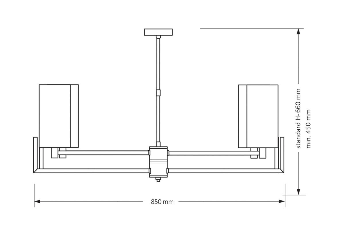 Люстра на штанге Kutek Mood Nemi NEM-ZW-4 (N) в #REGION_NAME_DECLINE_PP#