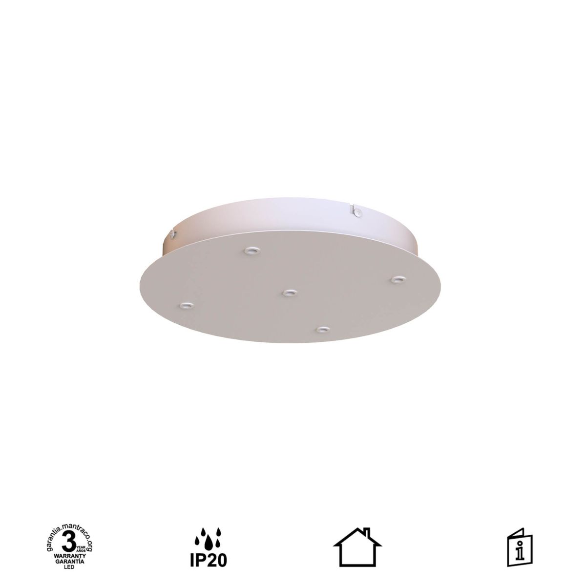 Основание потолочное 5L Mantra Modular Light Florones 9362 в #REGION_NAME_DECLINE_PP#