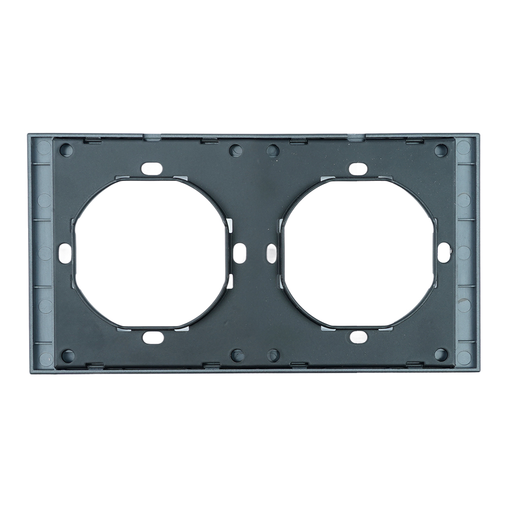 Рамка 2-местная Stekker Мия PFR00-3002-05 черный бархат 50462 в Санкт-Петербурге