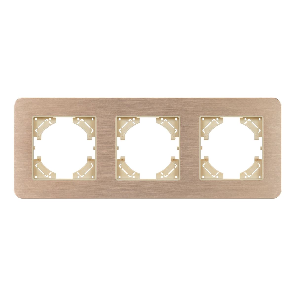 Рамка на 3 поста алюминиевая Arlight FRM-AKIRY-AL-3-GD 049730 в Санкт-Петербурге