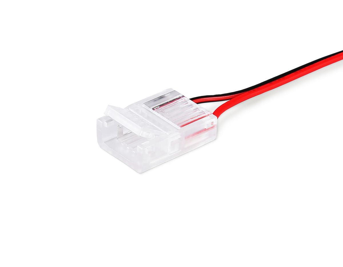 Соединитель гибкий односторонний Ambrella Light Illumination COB 12/24V для лент 12mm (2 конт.) (10шт. в комплекте) GS7378 в #REGION_NAME_DECLINE_PP#