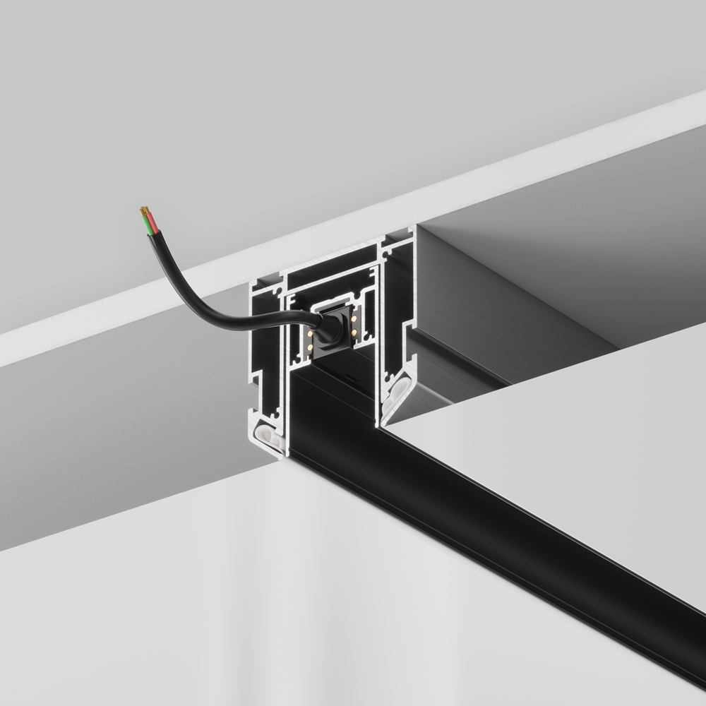 Алюминиевый профиль Maytoni Technical Magnetic track system Gravity TRA010MP-212S УЦ в Санкт-Петербурге