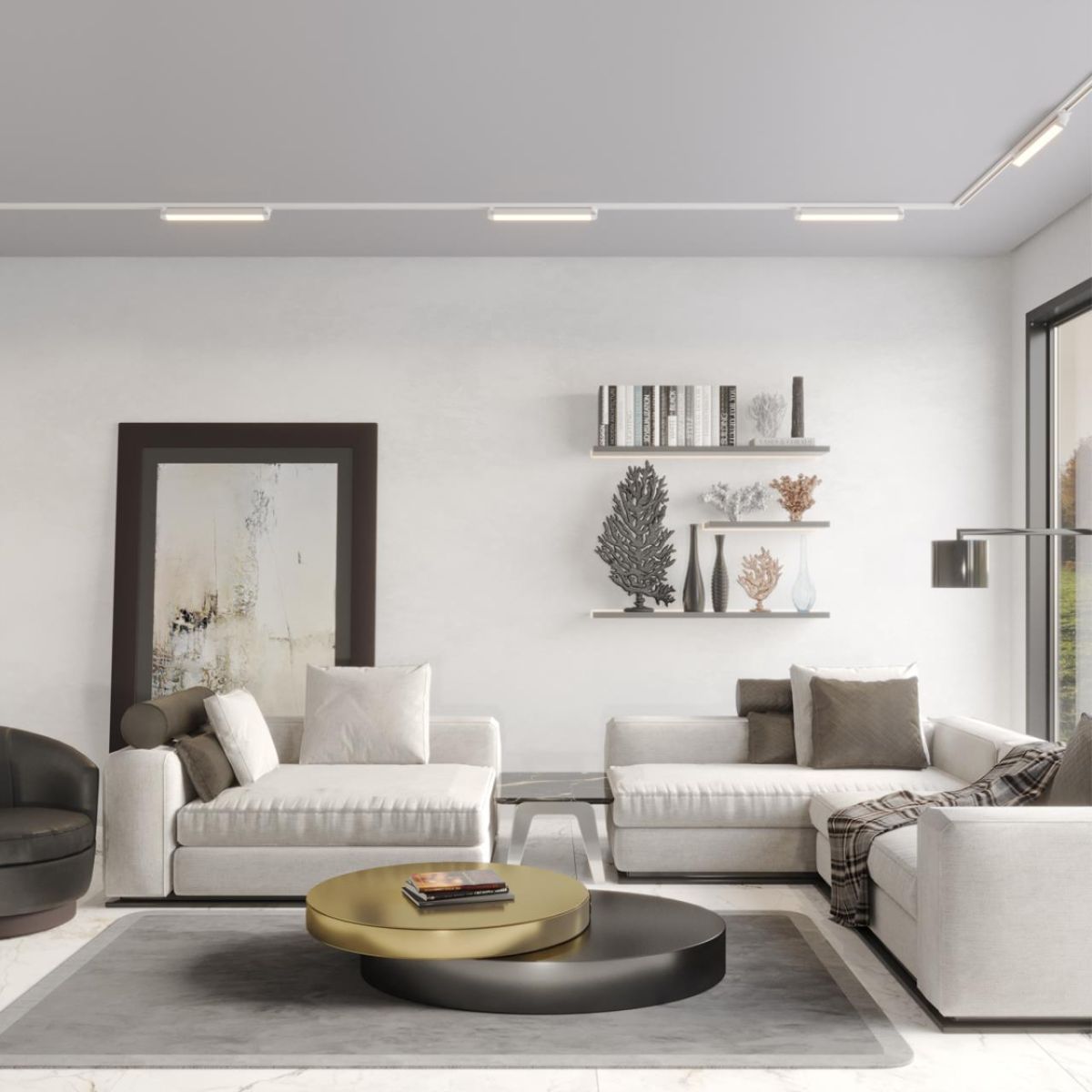 Трековый однофазный двухжильный светильник с переключателем цветовой температуры Novotech Port Iter 359794 в Санкт-Петербурге