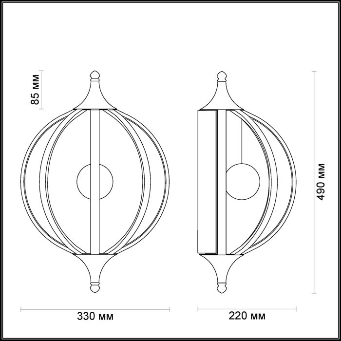 Настенный светодиодный светильник Odeon Light Nicco 4033/21WL в Санкт-Петербурге