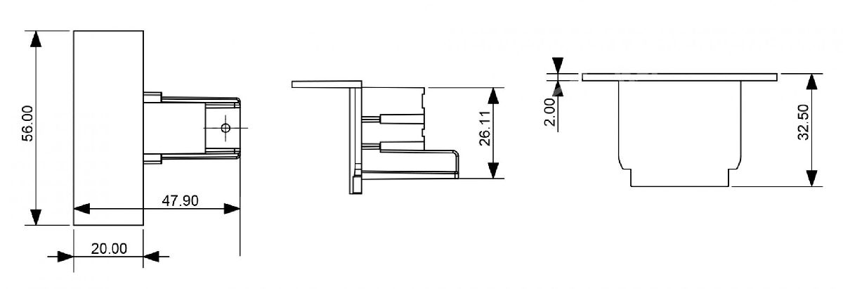 Заглушка Deko-Light D Line 710103 в Санкт-Петербурге