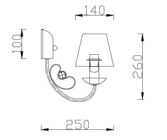 Бра Rivoli Maddalena 3022-401 Б0038051 в Санкт-Петербурге