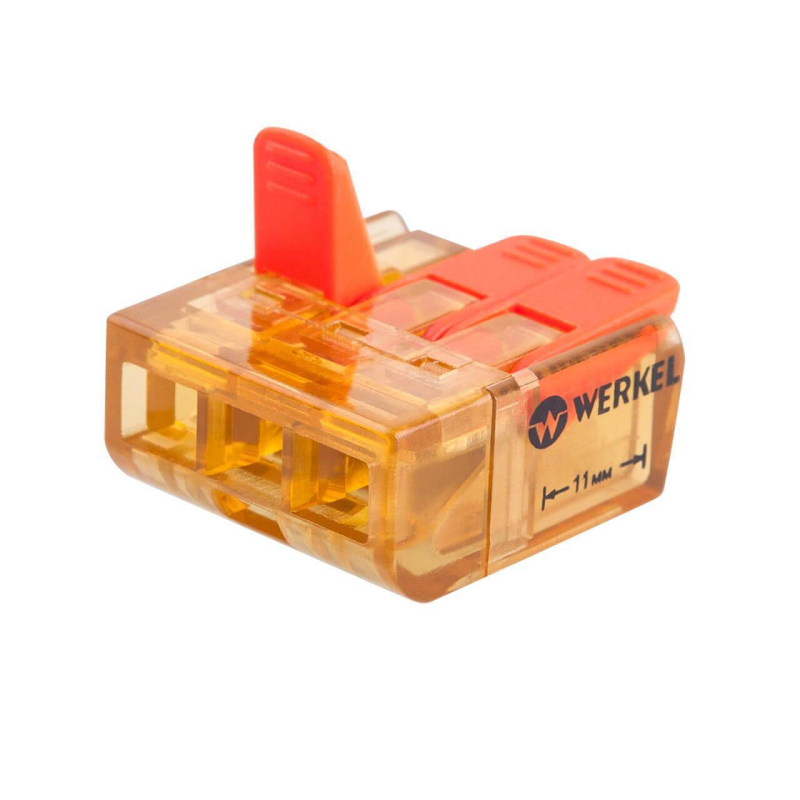 Клемма соединительная Werkel 3-проводная 5 шт TR-02-03 14690389107365 в Санкт-Петербурге