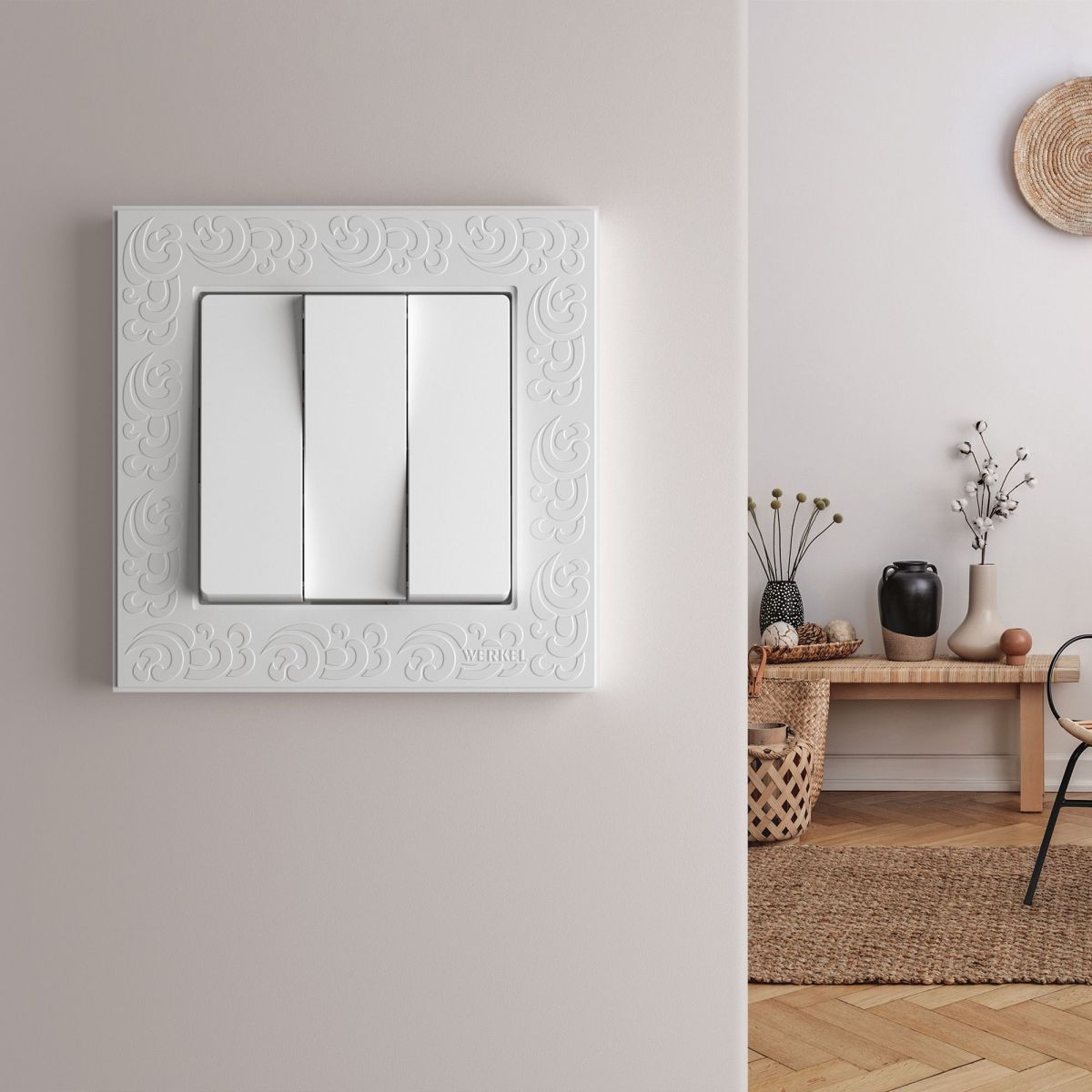 Рамка на 1 пост Flock Werkel W0012301 4690389160462 a050808 в Санкт-Петербурге