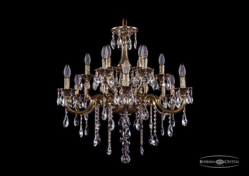 Подвесная люстра Bohemia Ivele Crystal 1716/6+6+3/250/B/GB в Санкт-Петербурге