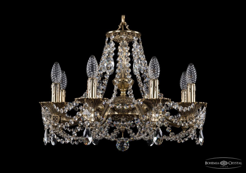 Подвесная люстра Bohemia Ivele Crystal 1710/8/160/C/GB в Санкт-Петербурге