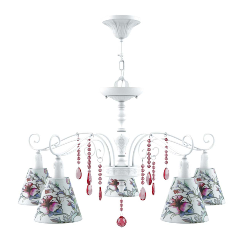 Подвесная люстра Lamp4you Provence E4-05-WM-LMP-O-13-CRL-E4-05-PK-DN в Санкт-Петербурге