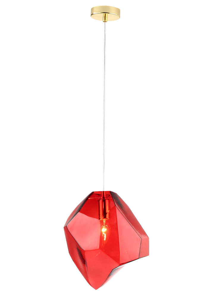 Подвесной светильник Crystal Lux NUESTRO SP1 GOLD/RED в Санкт-Петербурге