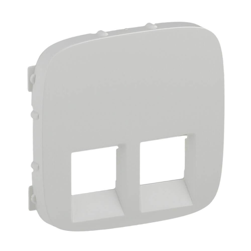 Лицевая панель Legrand Valena Allure розетки телефонной RJ-11/Ethernet RJ-45 белая 755425 в Санкт-Петербурге