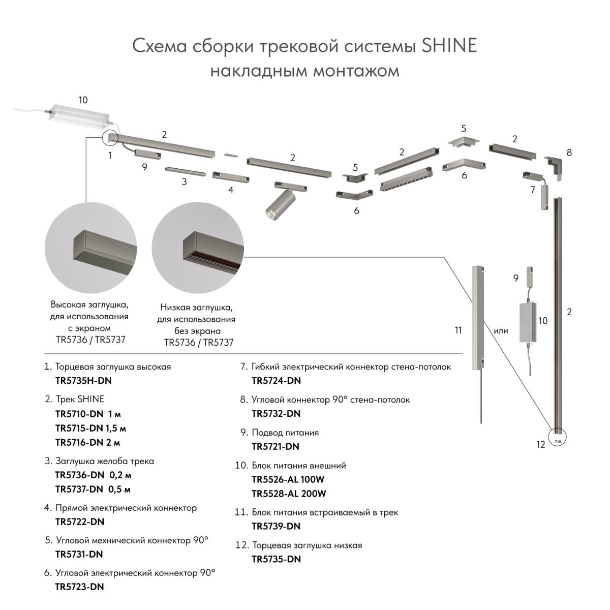 Торцевая заглушка Denkirs Shine Base TR5735H-DN в #REGION_NAME_DECLINE_PP#