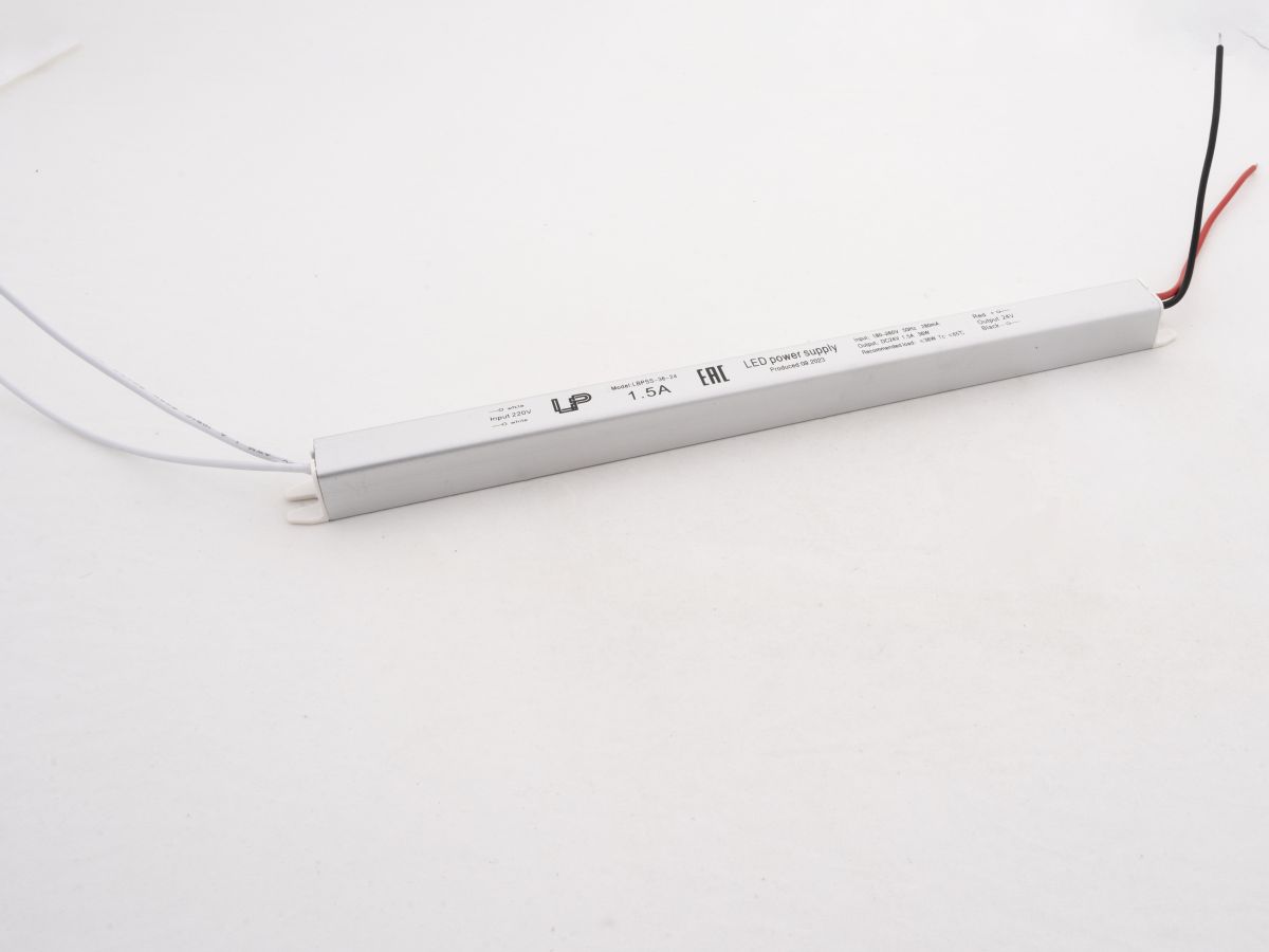 Блок питания LEDS POWER 36Вт 24В Super Slim 390119 в Санкт-Петербурге