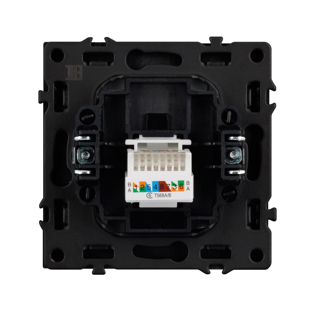 Механизм компьютерной розетки Arlight SCT-NOBE-MPC1-SFPL-BK (RJ-45, CAT6) 054305 в #REGION_NAME_DECLINE_PP#
