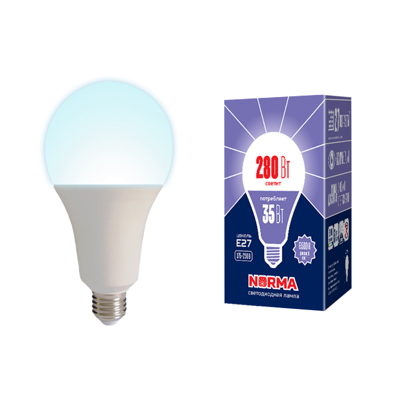 Лампа светодиодная Volpe Norma LED-A95-35W/6500K/E27/FR/NR картон UL-00005609 в Санкт-Петербурге